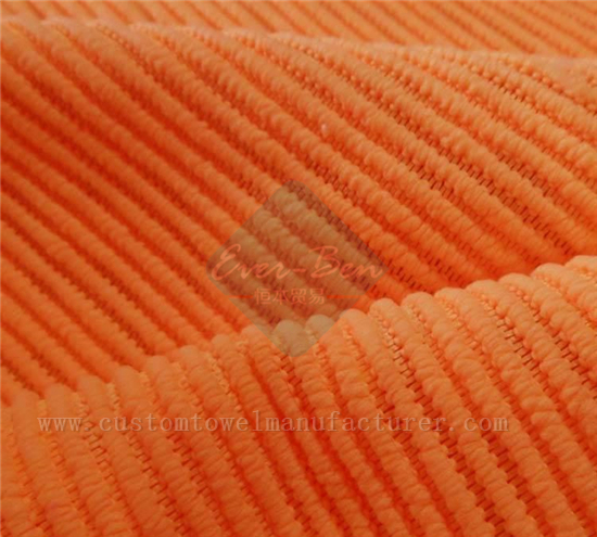 China Bulk Custom Orange Pearl Cleaning Towel Factory